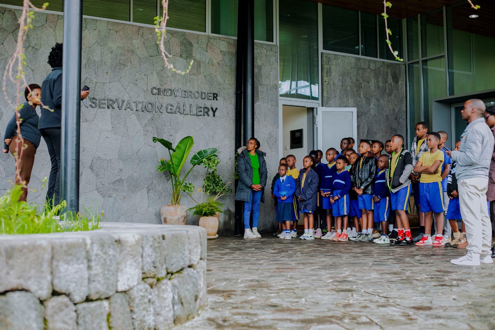 Students on a field trip