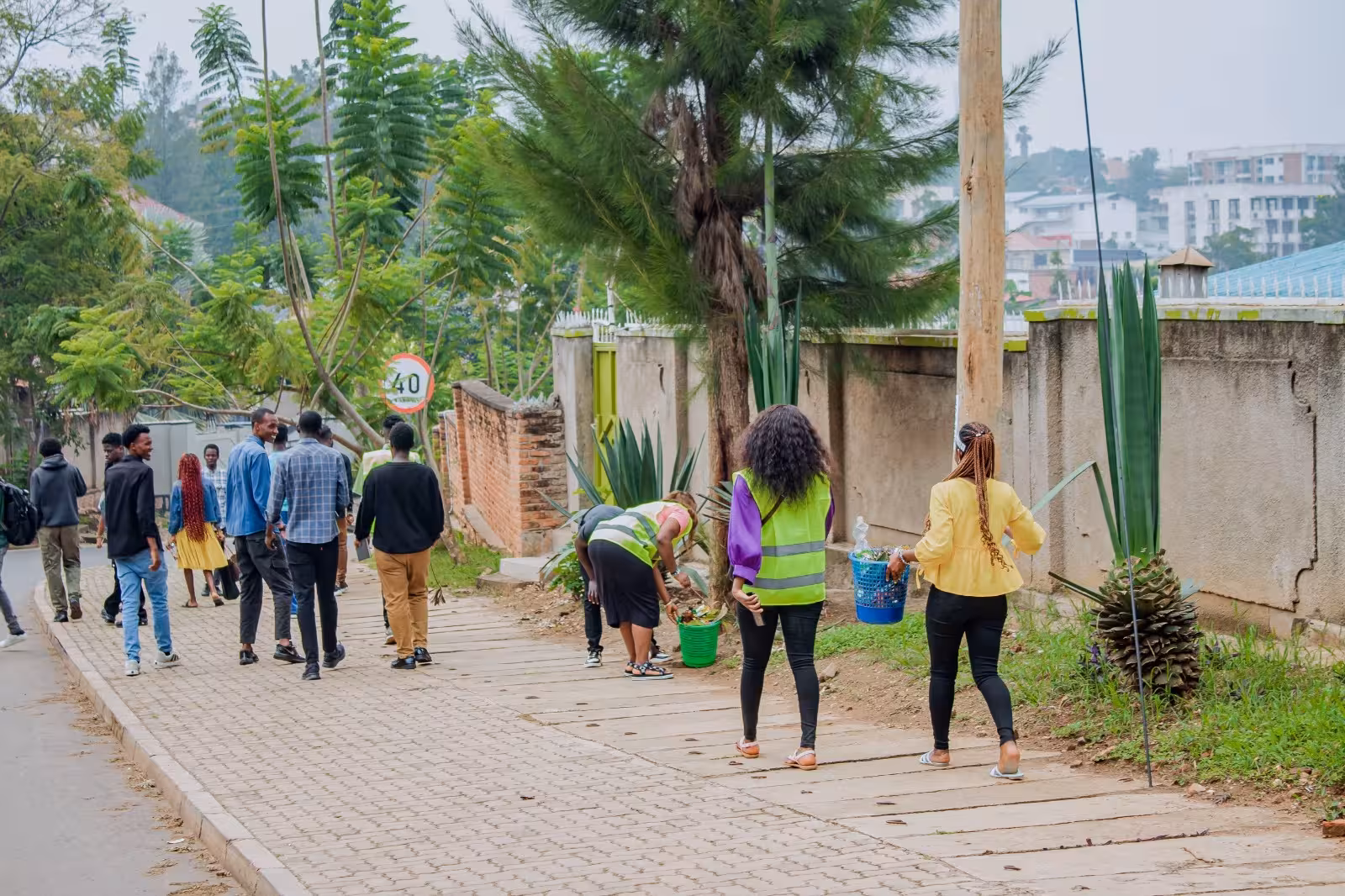 Large gathering of youth