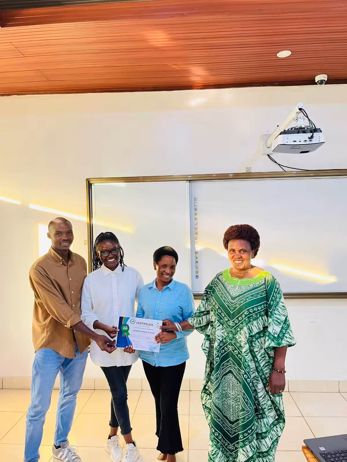 Certificate ceremony at INES Ruhengeri