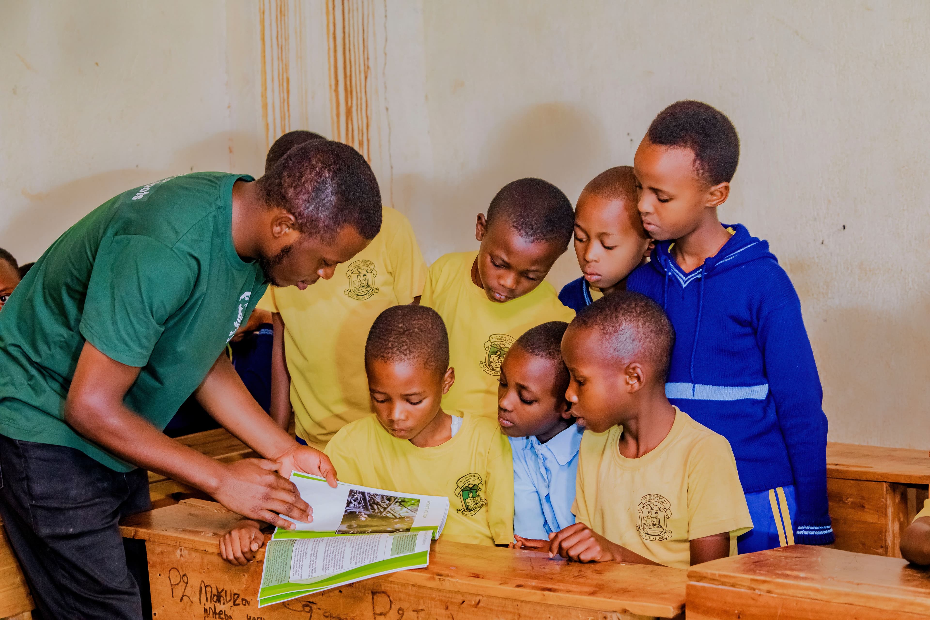 Students learning together