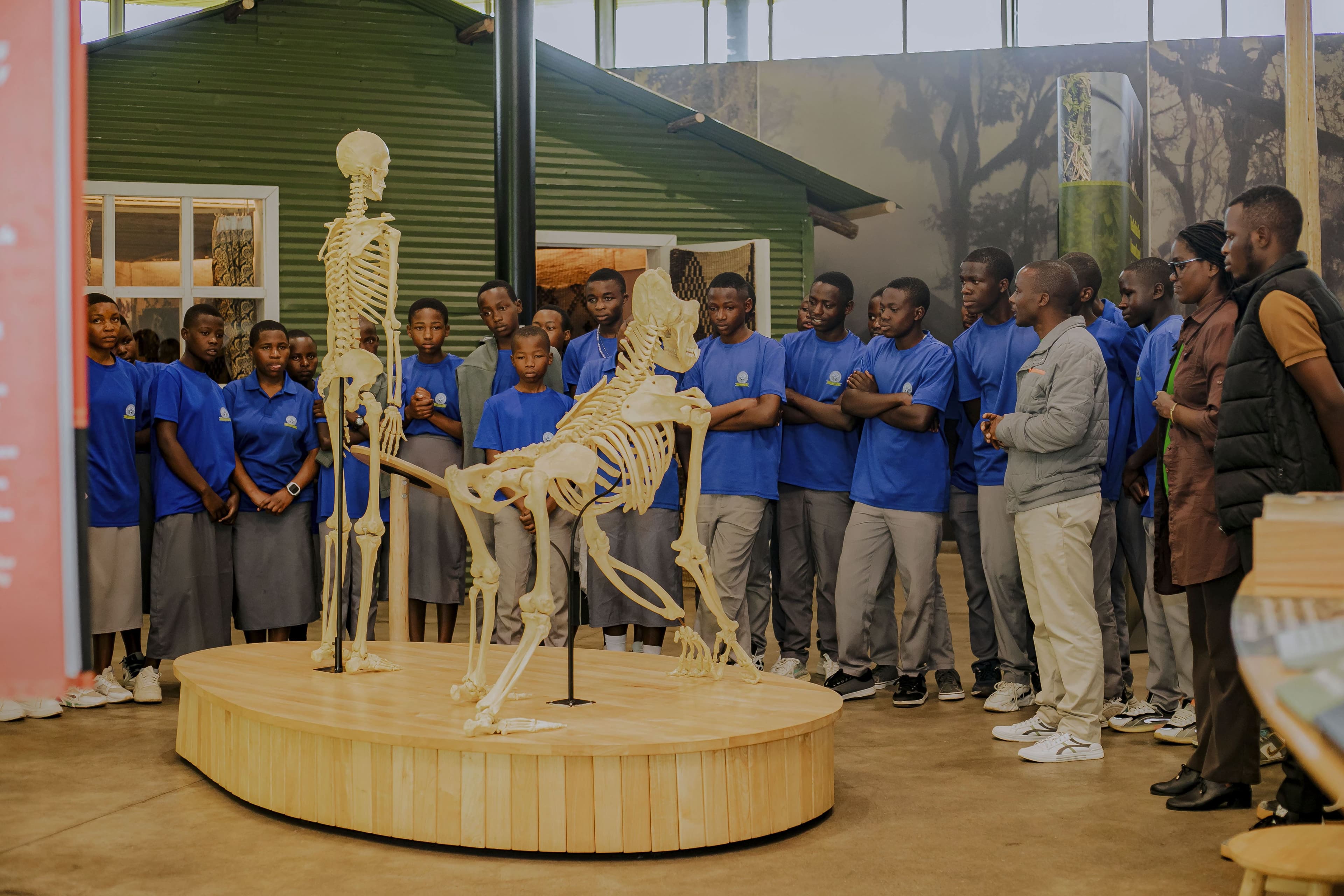 Youth mindfulness session outdoors