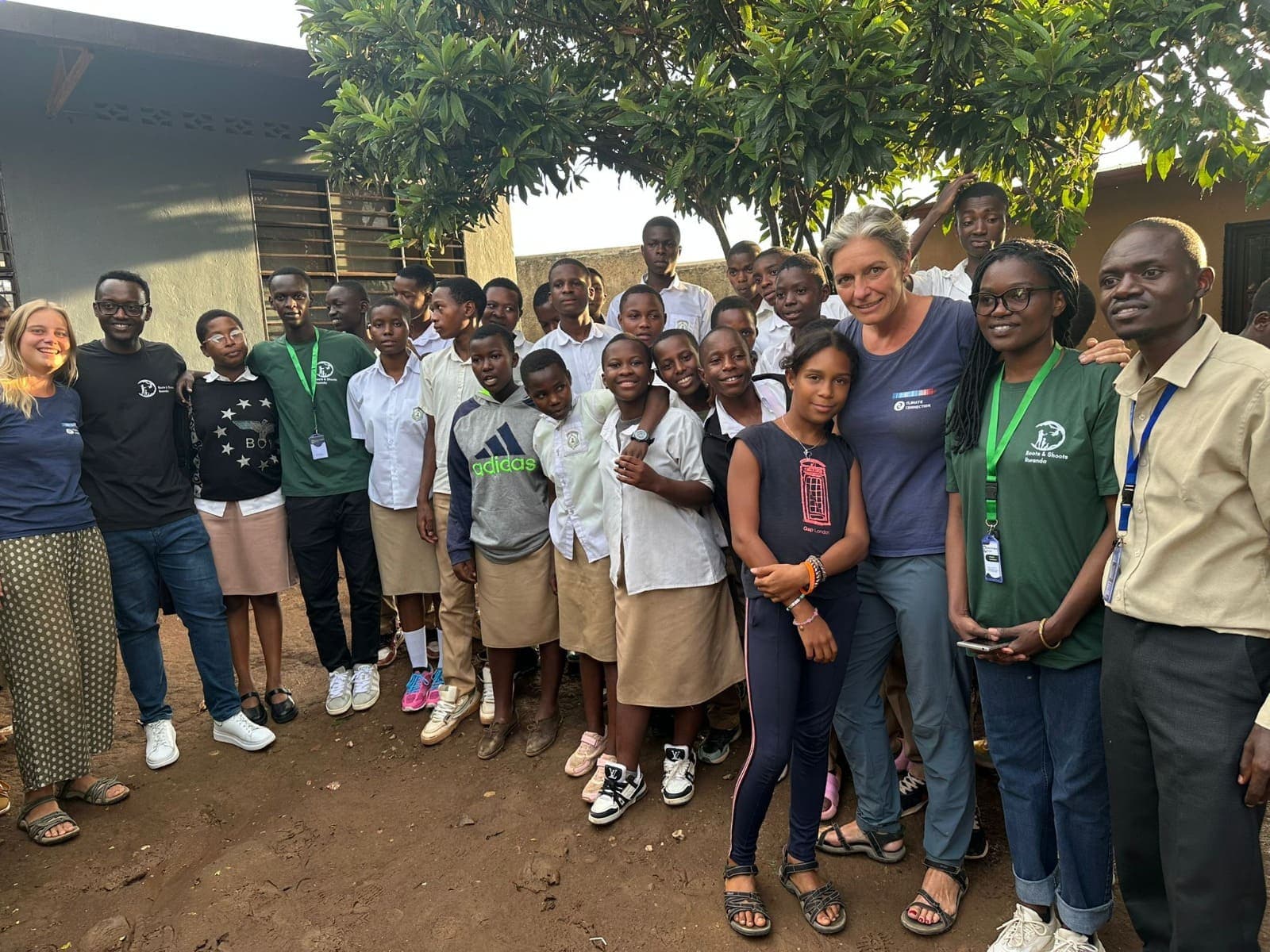 Students in a climate workshop